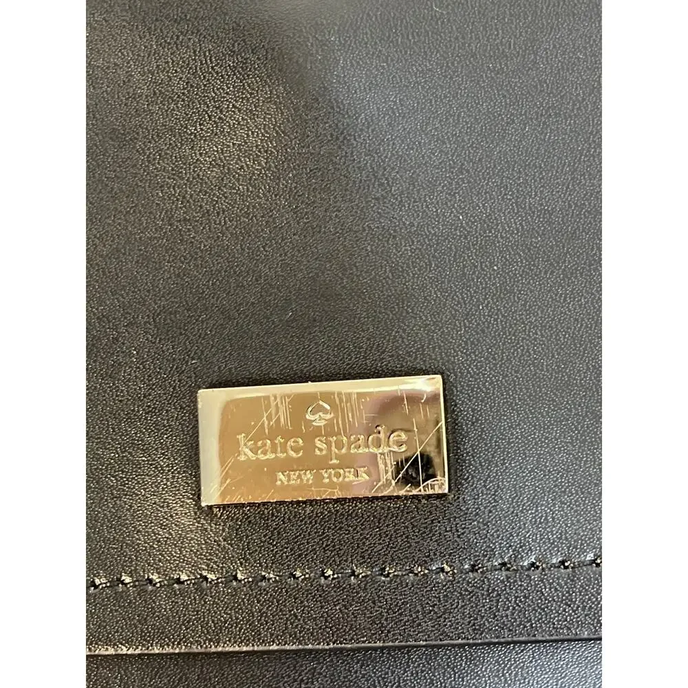 Kate Spade‎ Black Pink Wallet/Clutch/Crossbody Removable Strap Pre-owned